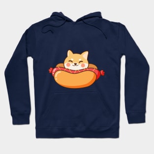 Shiba Inu Hotdog Hoodie